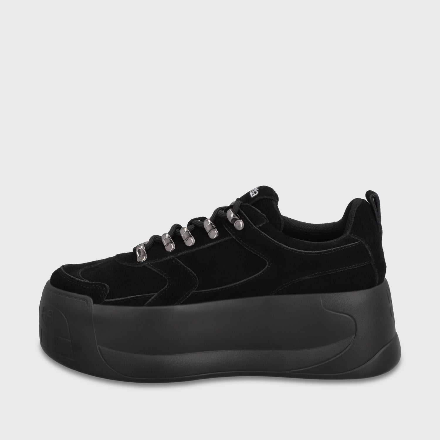 Zapatilla Plataforma Negra C732B