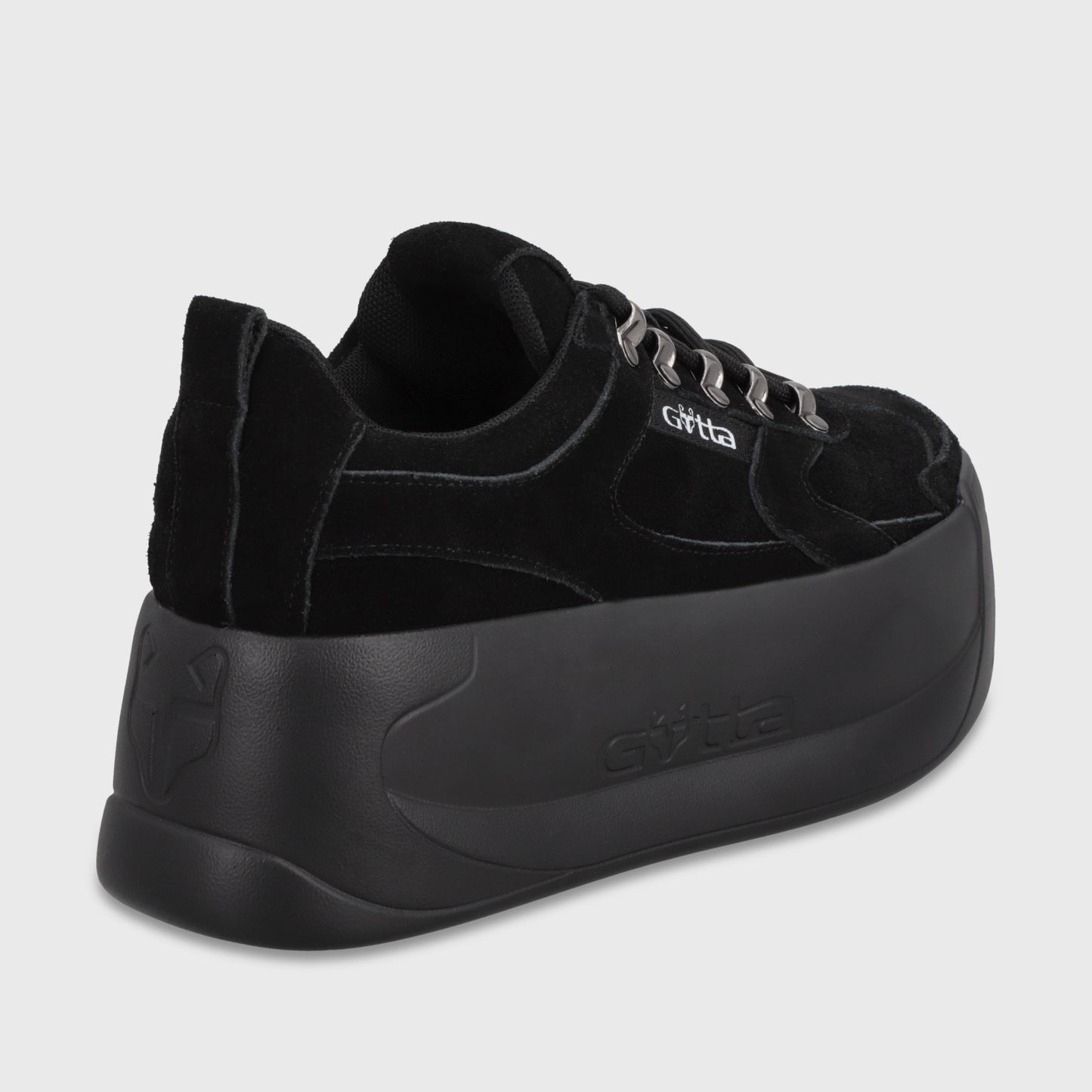 Zapatilla Plataforma Negra C732B