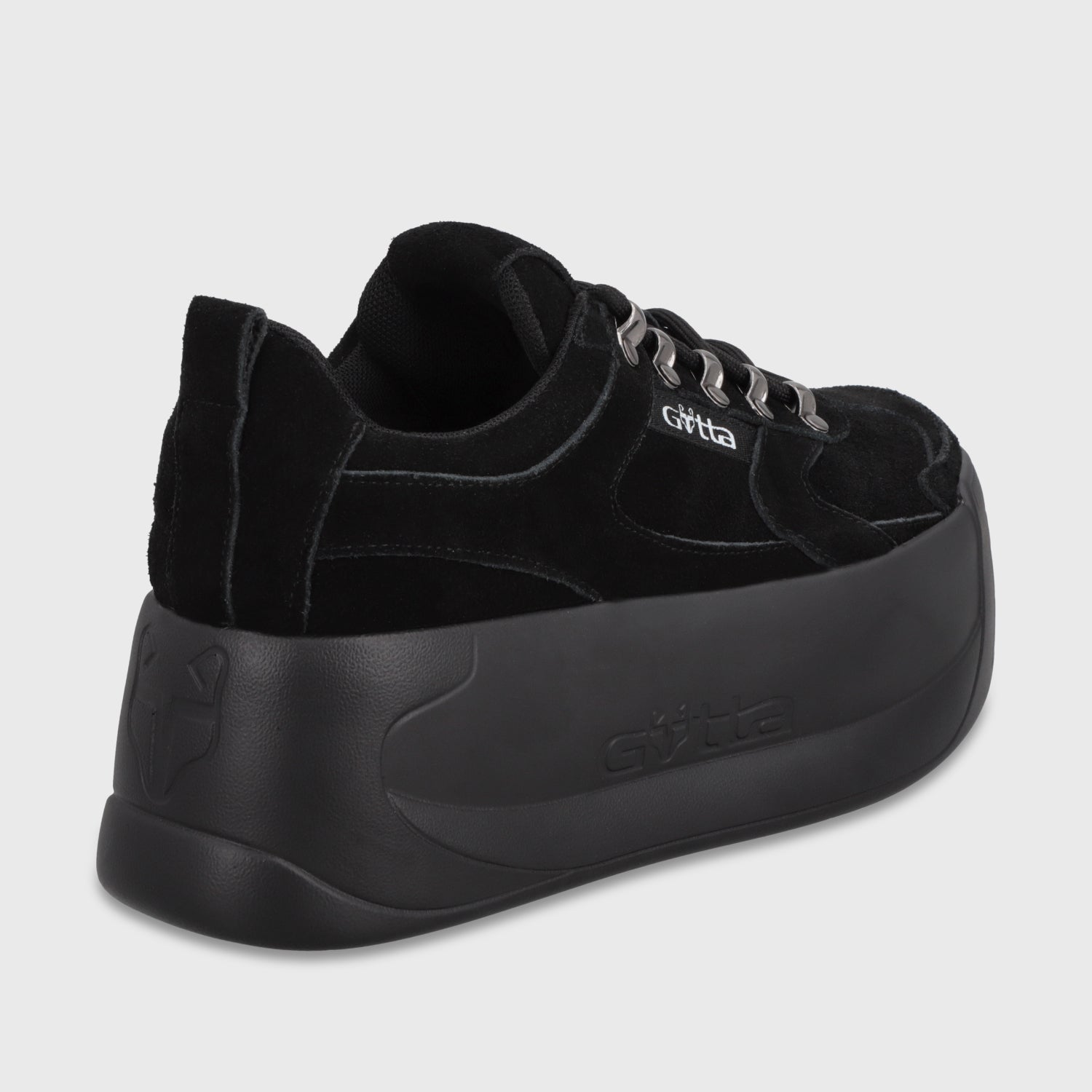 Zapatilla Plataforma Negra C732B