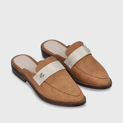 Puntilla Plana Dorada Mujer 17569 - Gotta Perú