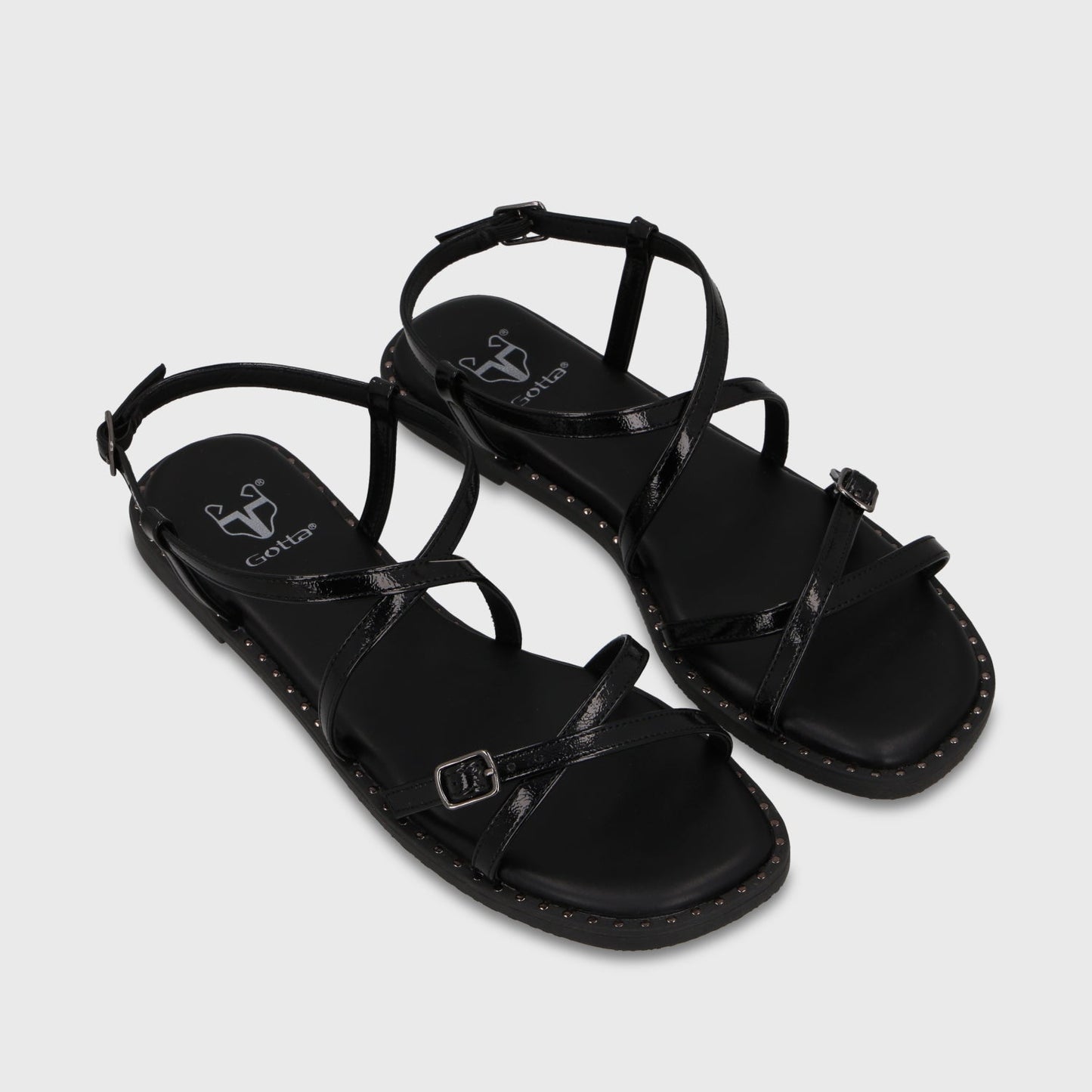 Sandalia Negra Mujer 64130 - Gotta Perú