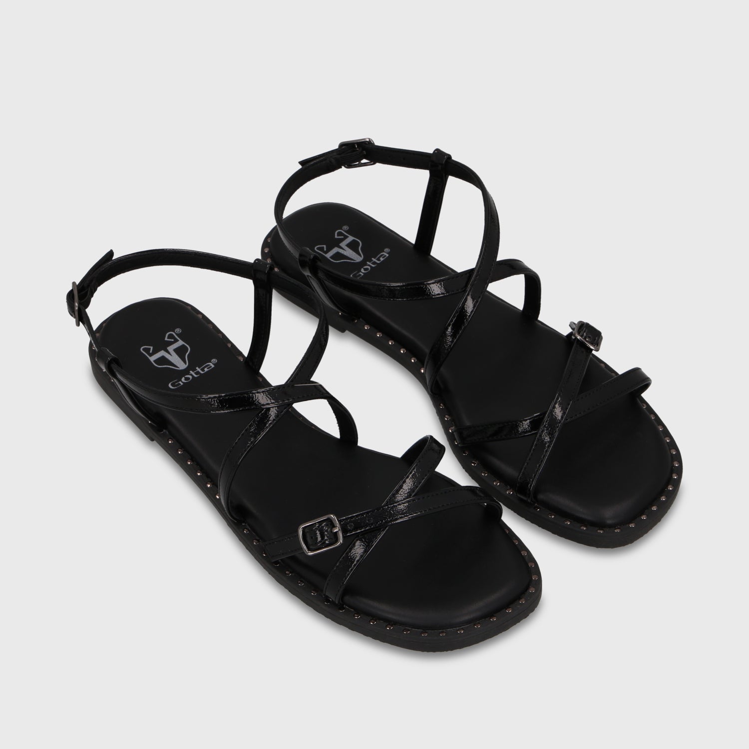 Sandalia Negra Mujer 64130 - Gotta Perú