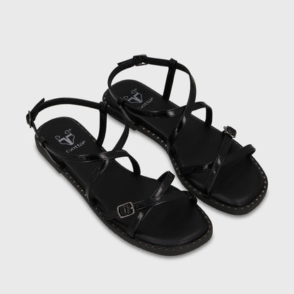 Sandalia Negra Mujer 64130 - Gotta Perú