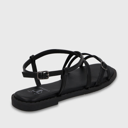 Sandalia Negra Mujer 64130 - Gotta Perú