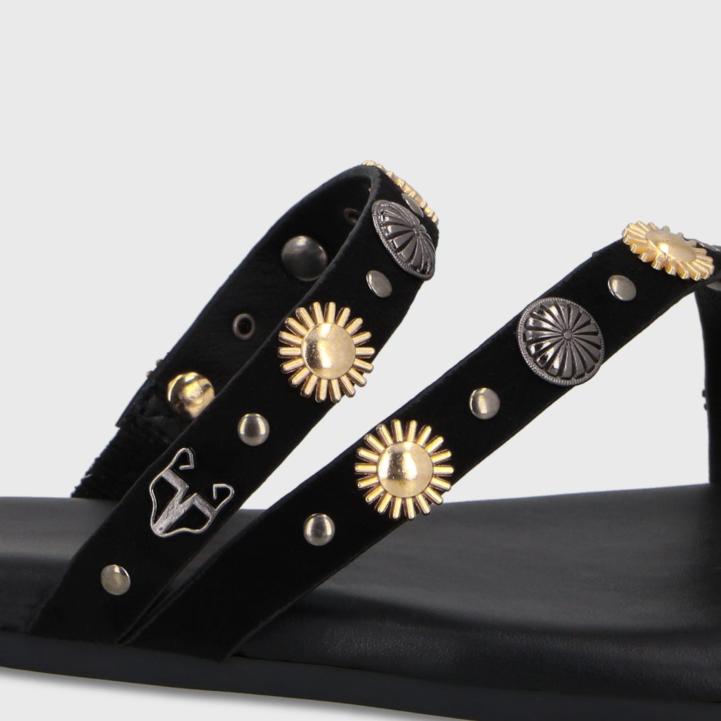 Sandalia Negra Mujer 64141 - Gotta Perú