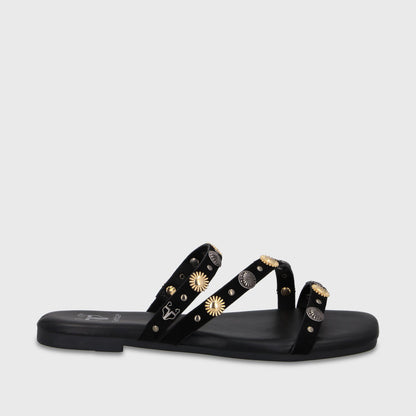 Sandalia Negra Mujer 64141 - Gotta Perú