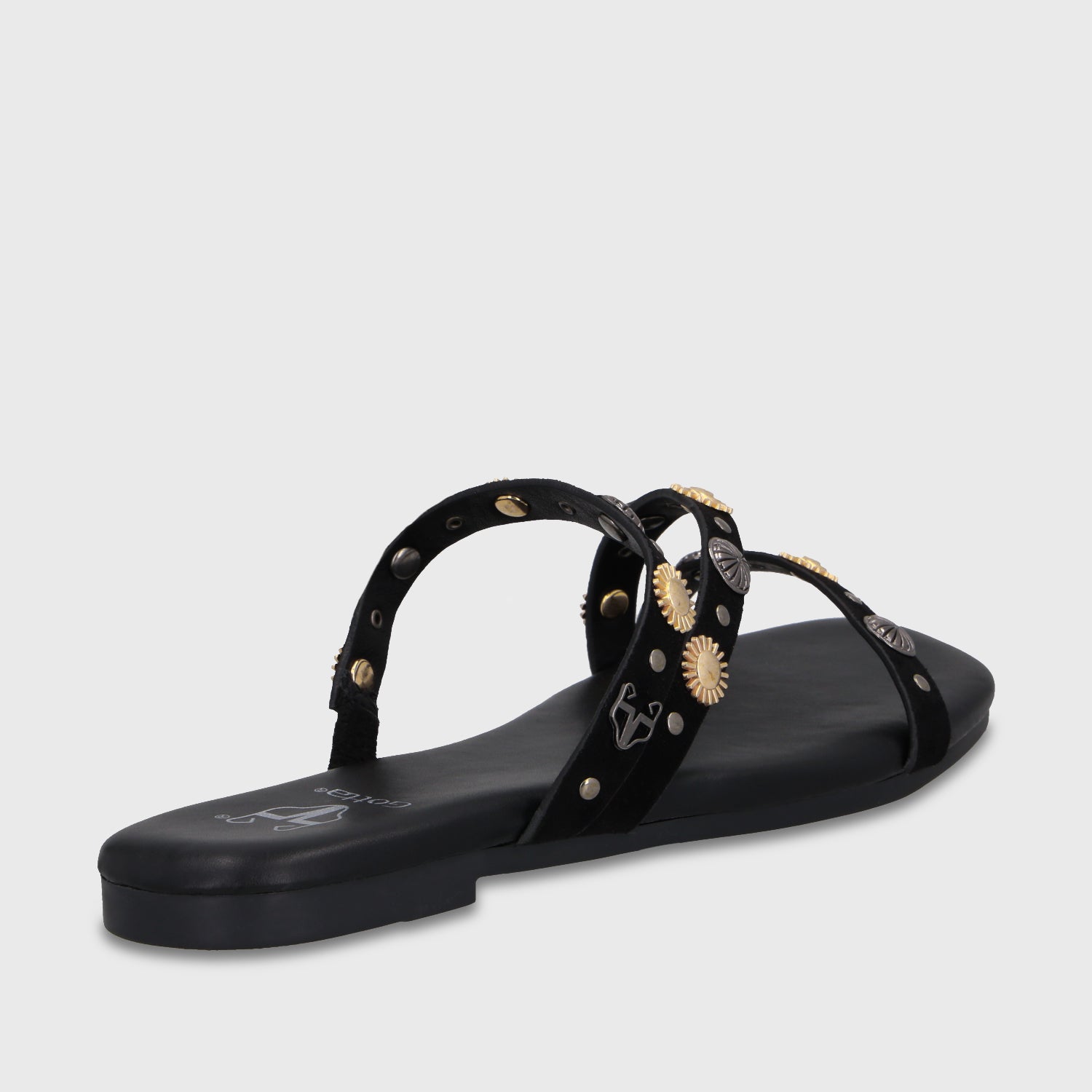 Sandalia Negra Mujer 64141 - Gotta Perú