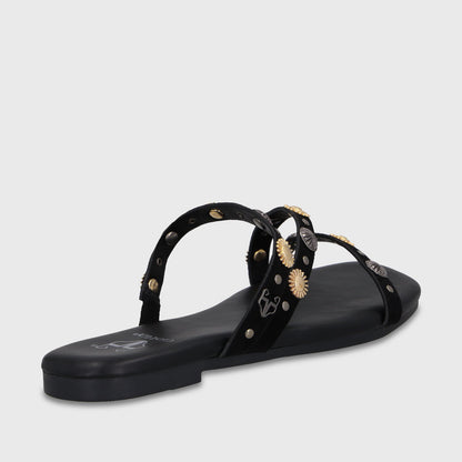 Sandalia Negra Mujer 64141 - Gotta Perú