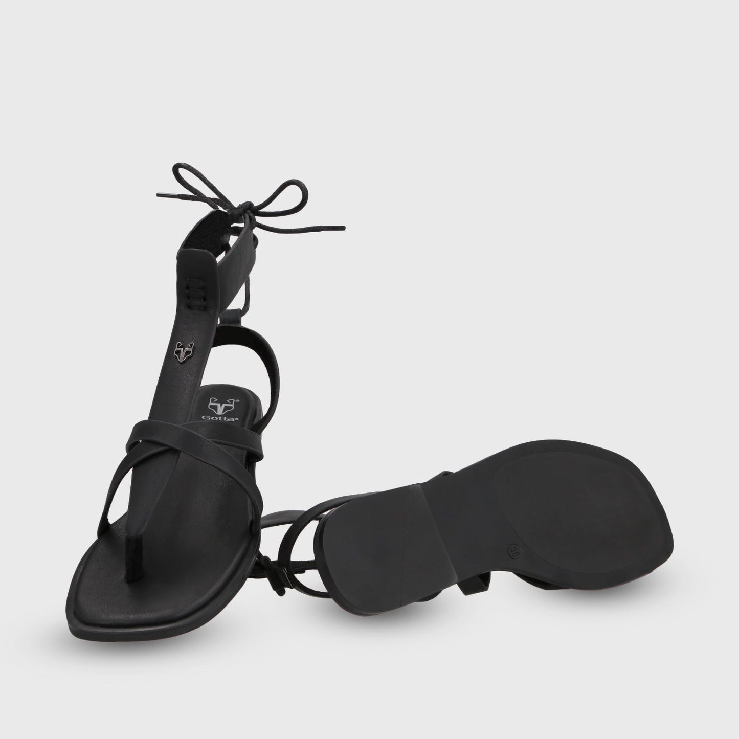 Sandalia Negra Mujer 65680 - Gotta Perú