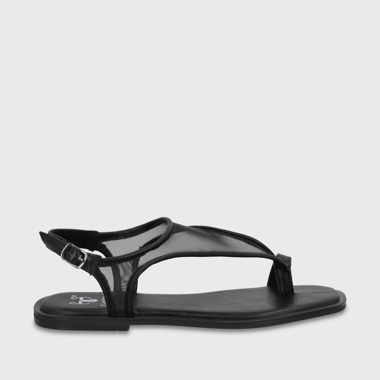 Sandalia Plana Negro Mujer 65681 - Gotta Perú