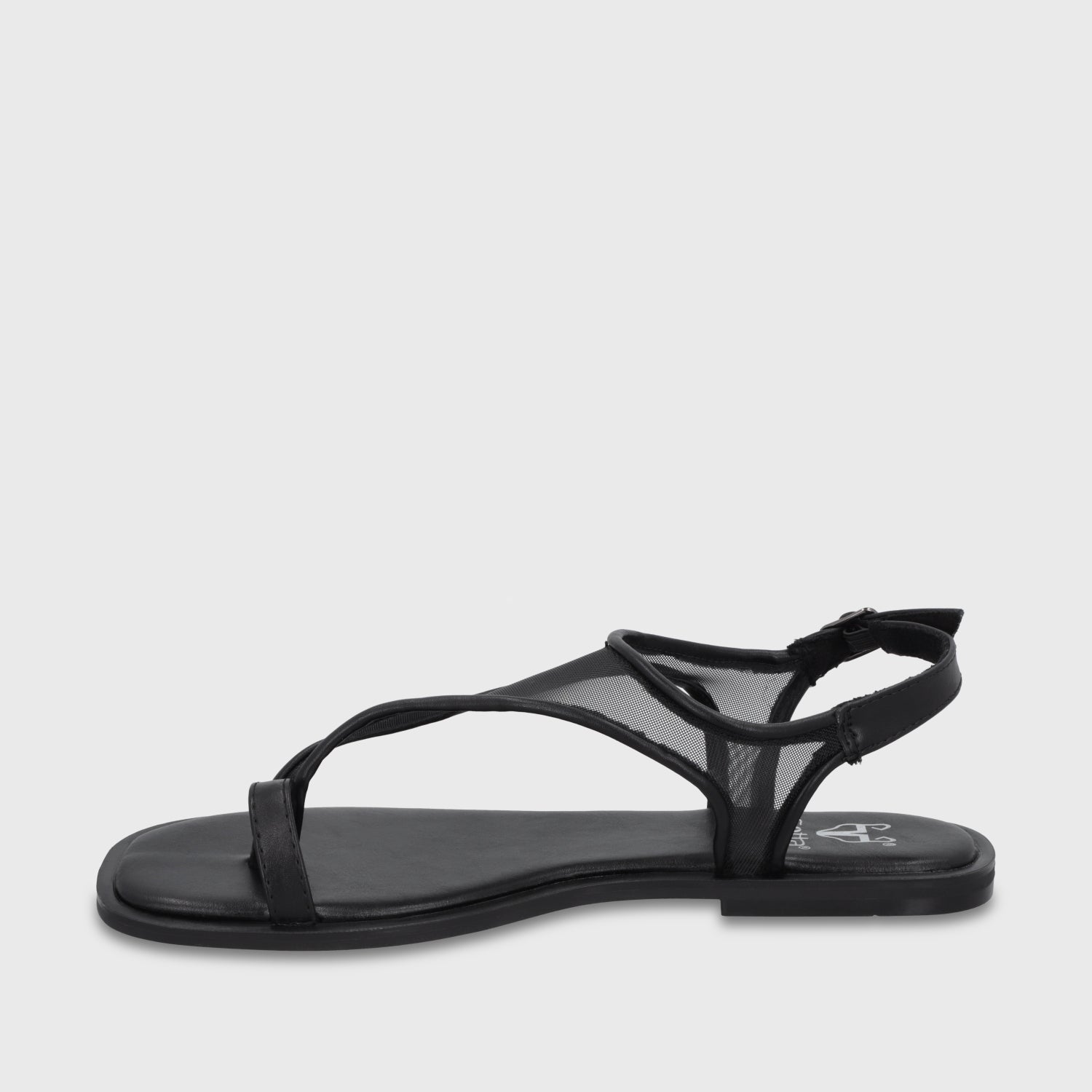 Sandalia Plana Negro Mujer 65681 - Gotta Perú