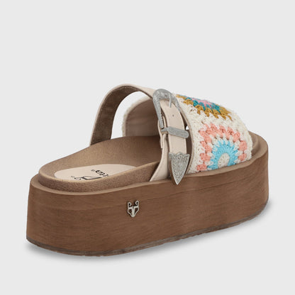 Sandalia Plataforma Multicolor Mujer 55942 - Gotta Perú