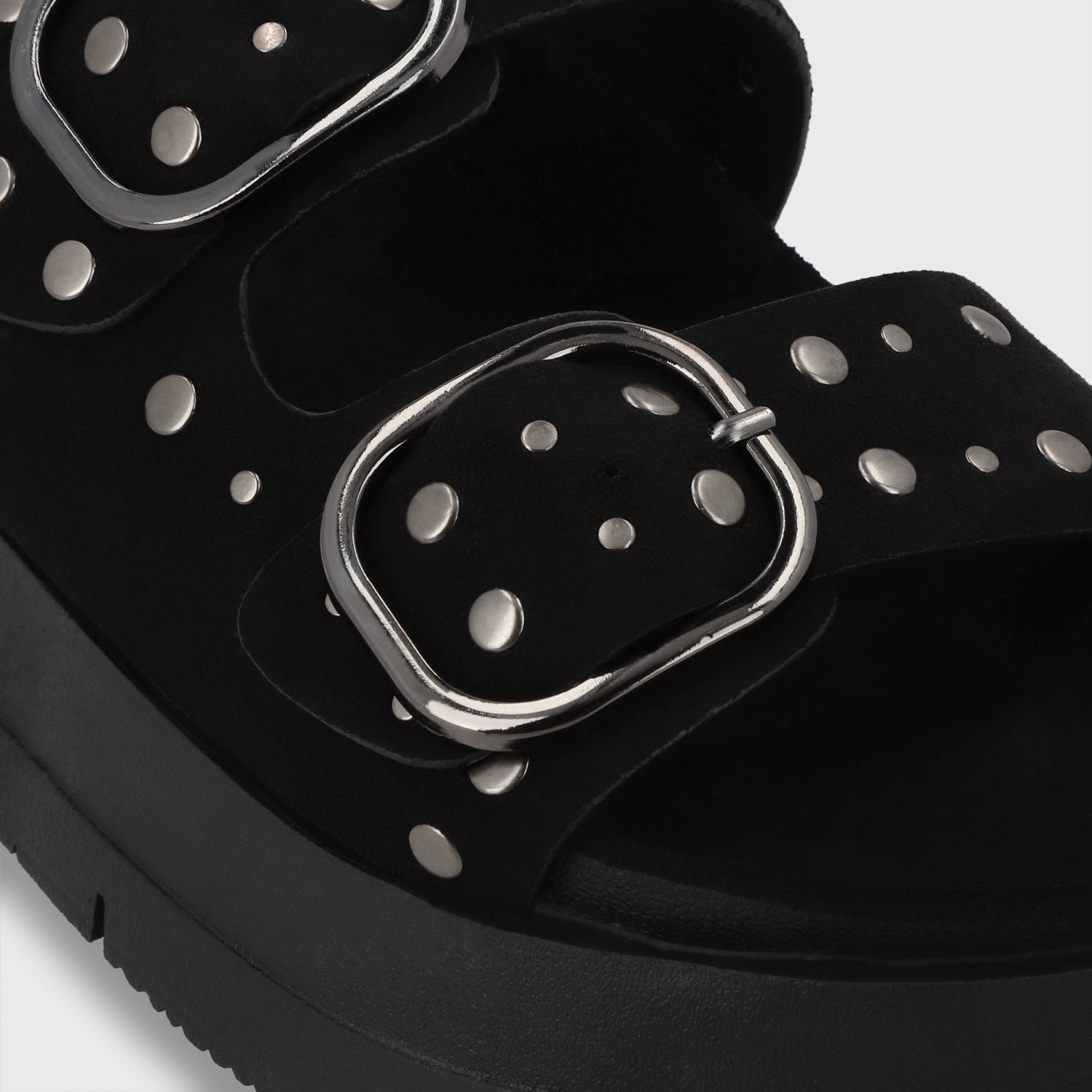 Sandalia Plataforma Negra Mujer 55230 - Gotta Perú