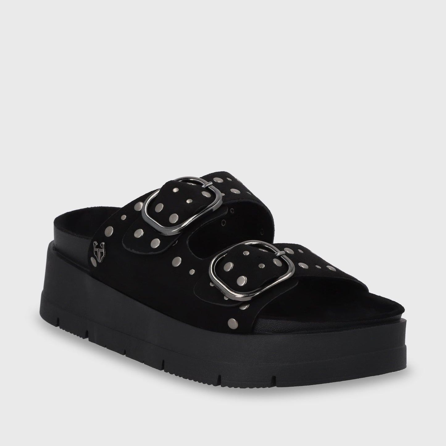 Sandalia Plataforma Negra Mujer 55230 - Gotta Perú