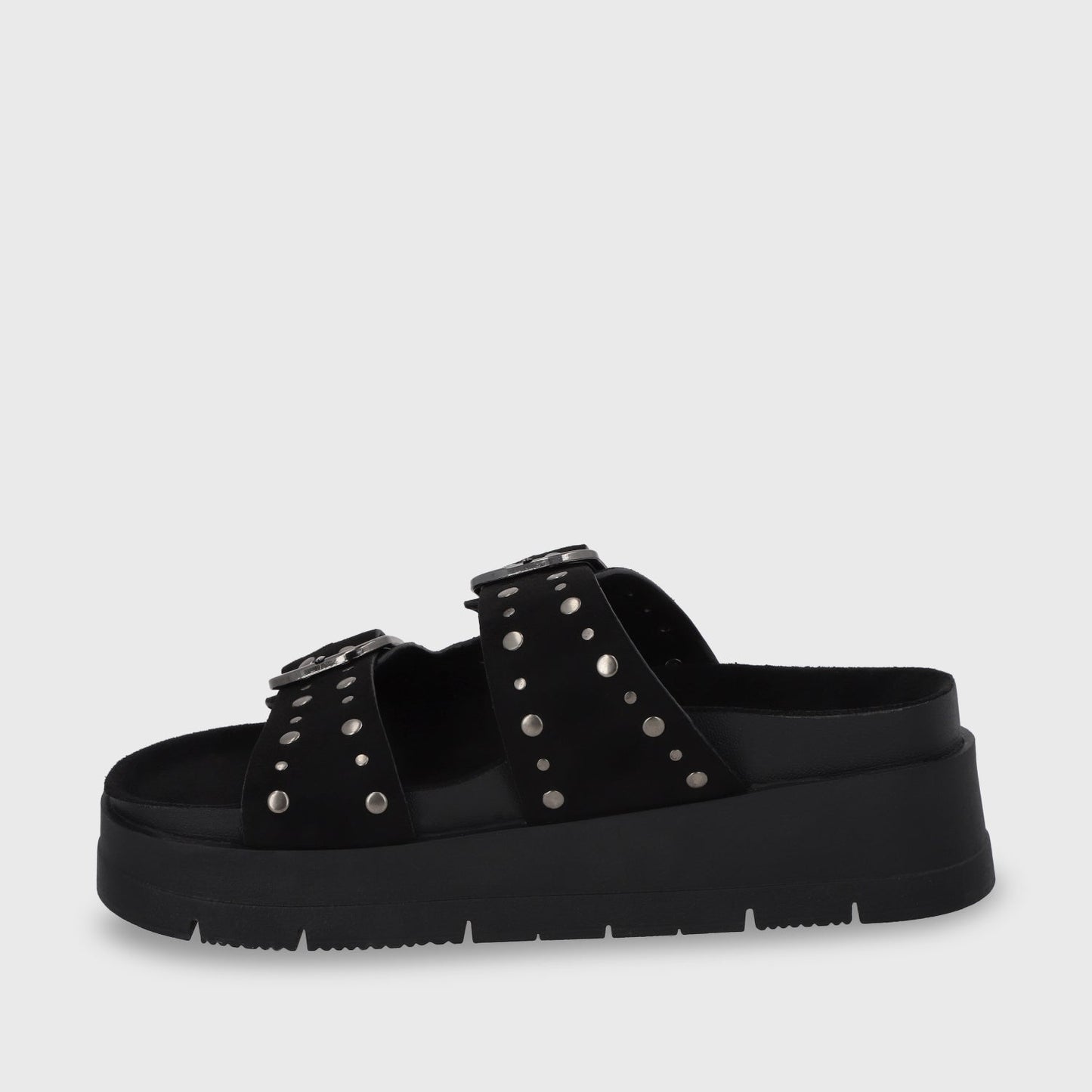 Sandalia Plataforma Negra Mujer 55230 - Gotta Perú