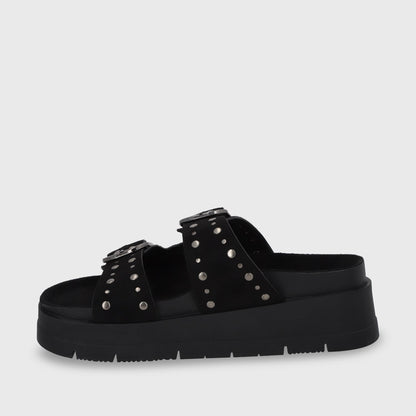 Sandalia Plataforma Negra Mujer 55230 - Gotta Perú