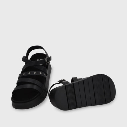 Sandalia Plataforma Negra Mujer 55231 - Gotta Perú