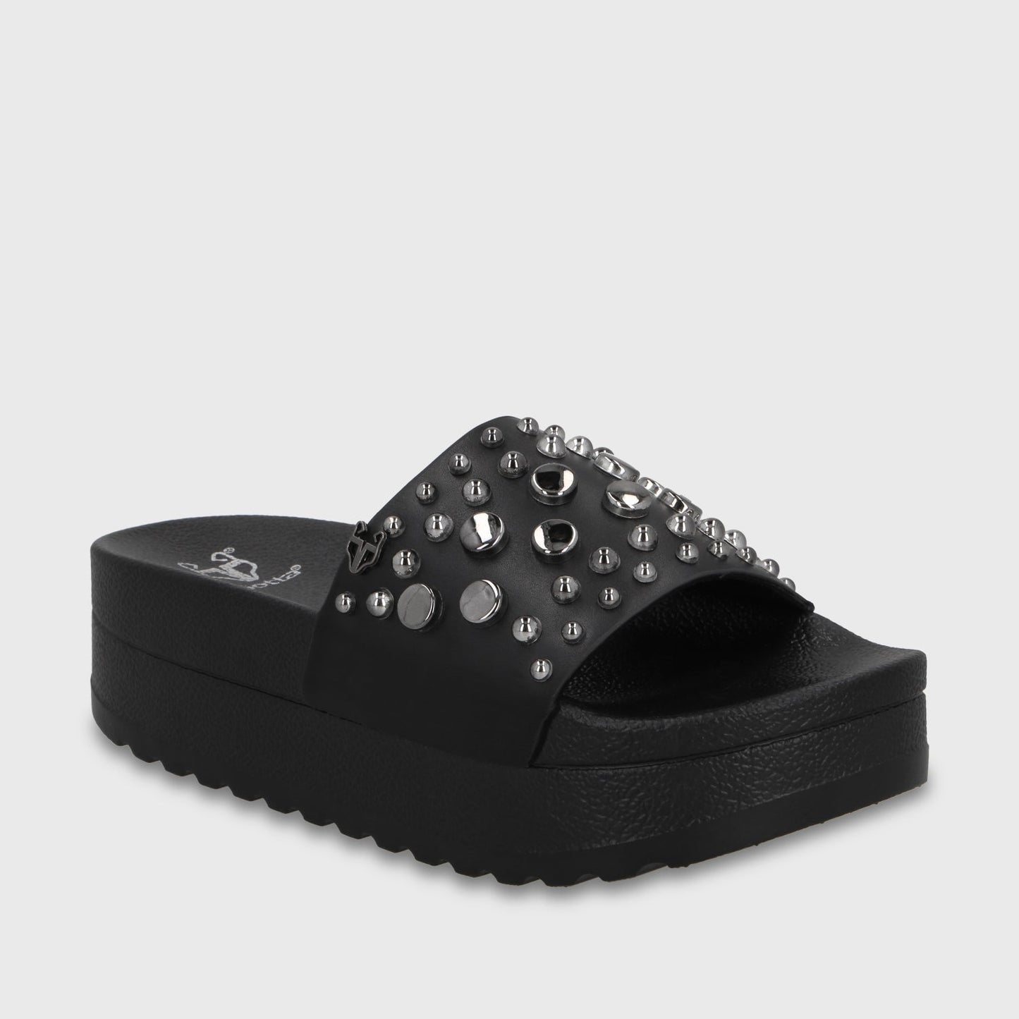 Sandalia Plataforma Negra Mujer 64020 - Gotta Perú