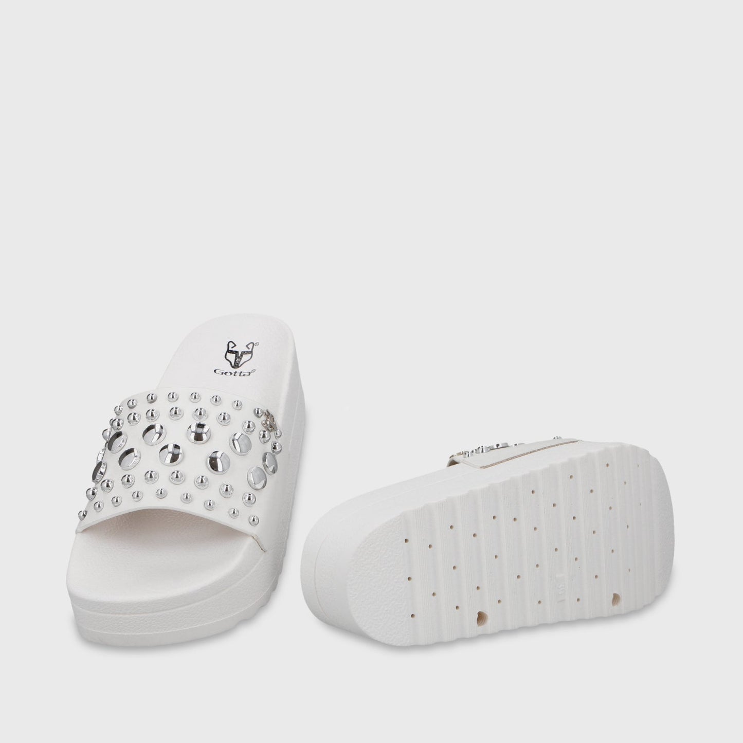 Sandalia Plataforma Negra Mujer 64020 - Gotta Perú