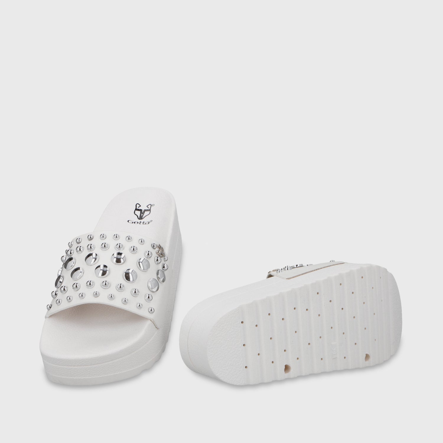 Sandalia Plataforma Negra Mujer 64020 - Gotta Perú