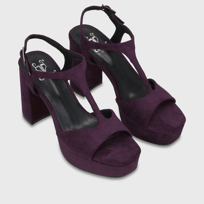 Sandalia Taco Burdeo Mujer 659100 - Gotta Perú