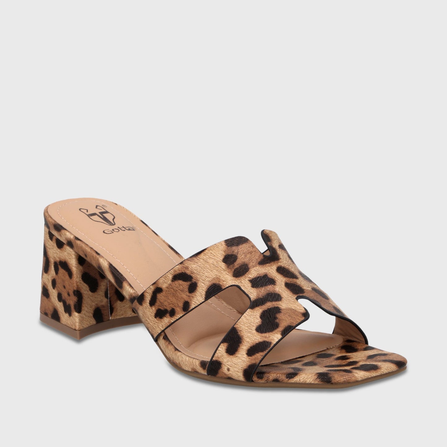 Sandalia Taco Negra Mujer 64030 - Gotta Perú