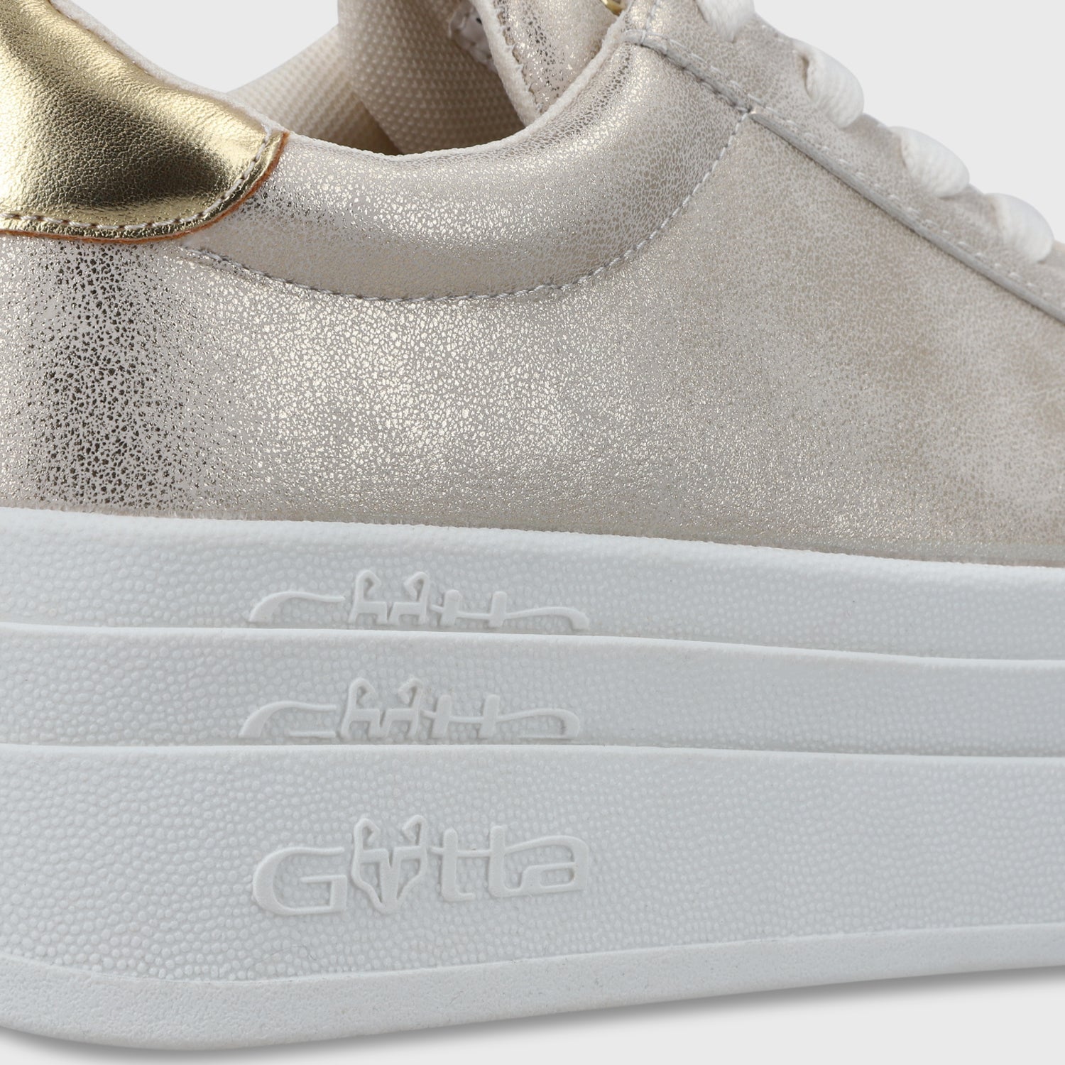 Zapatilla Plataforma Dorada Mujer 53751 - Gotta Perú