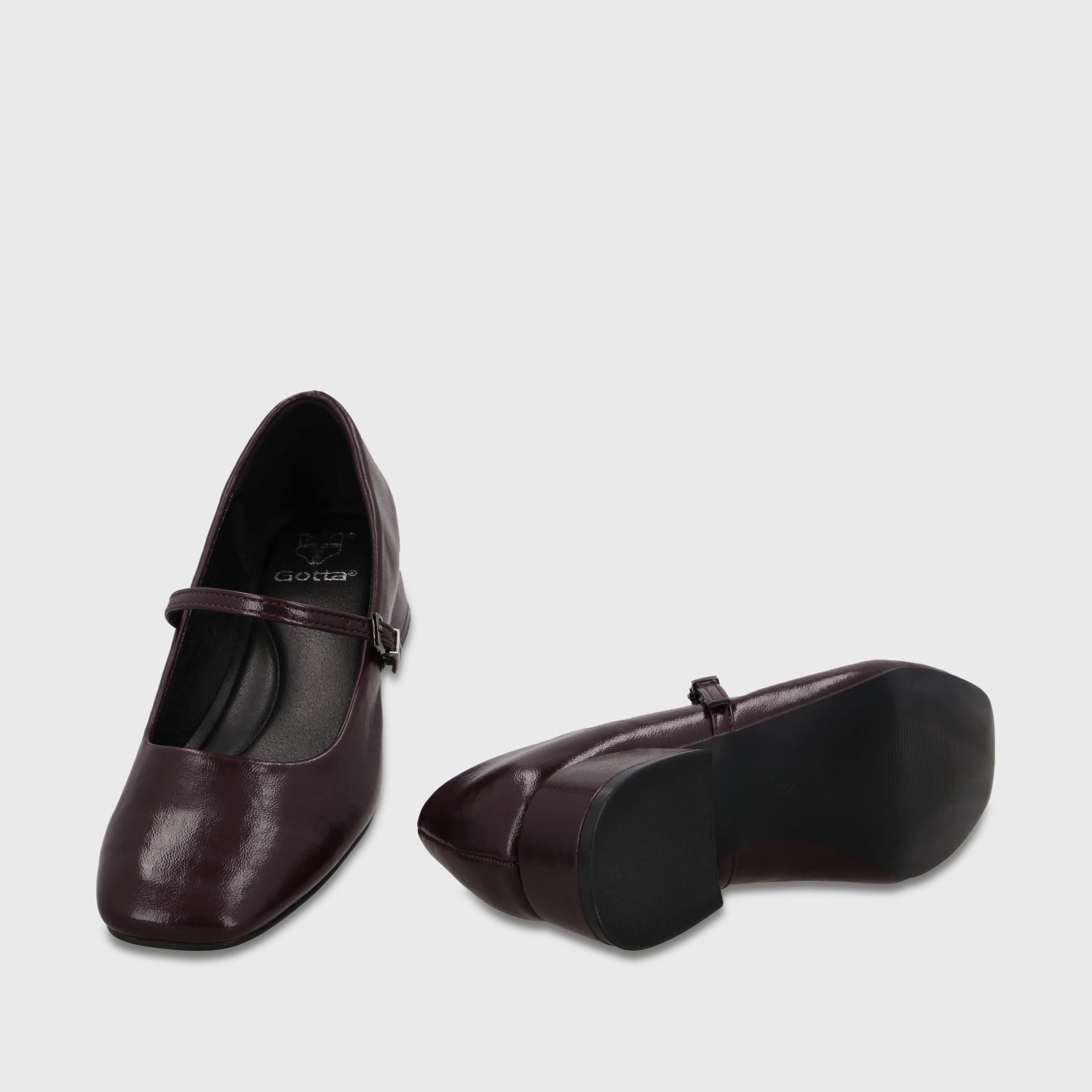 Zapato Taco Burdeo Mujer 65800 - Gotta Perú